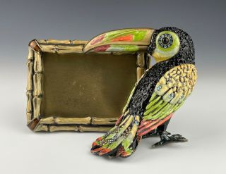Jay Strongwater Toucan Picture Frame Swarovski Crystals