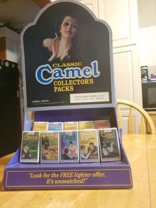 Vintage (rare) Camel Collector Packs And Display " Packs Empty " But Still.