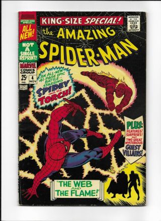 The Spider - Man King - Size Special 4 == Fn Marvel Comics 1967