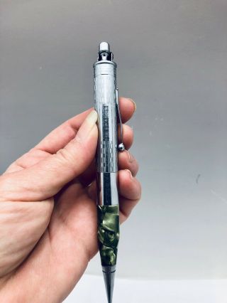 Rare 1950’s Vintage Ronson Chrome Bakelite Penciliter Mechanical Pencil Lighter