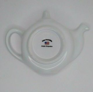 Fielder Keepsakes Fine Porcelain Windmill Teapot Tea Caddy Coaster Spoon Rest 2