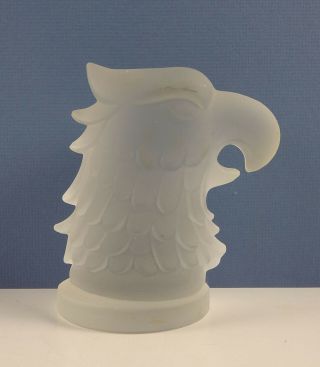 Vintage Art Deco Griffon Griffin Frosted Glass Car Hood Ornament Mascot