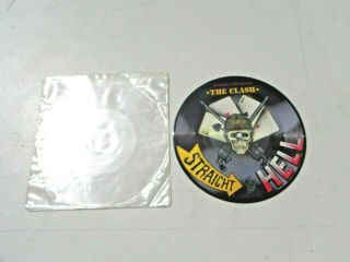 The Clash Straight To Hell / Should I Stay 45 Rpm 7 " Vinyl Picture Disc Record