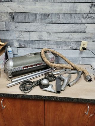 Electrolux Vintage Model 30 Xxx Canister Vacuum Cleaner Tools