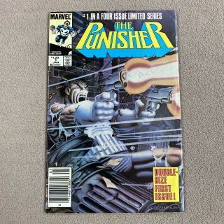The Punisher 1 Of 4 Newsstand Version 1985 Limited Series Mike Zeck Rare