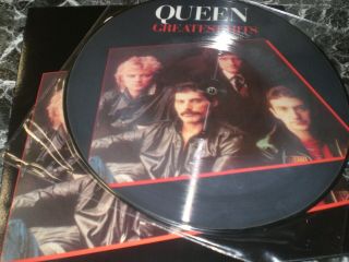 Queen Greatest Hits Lp Vinyl Picture Disc With Cover