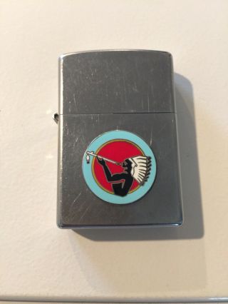 Vintage Zippo Lighter Natural American Spirit Tobacco Company Indian Logo
