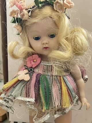 1953 Vintage Vogue Ginny Doll - Rainbow Ballerina Of The Gadabout Series
