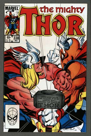 Mighty Thor 338 2nd Beta Ray Bill - - Nm Direct