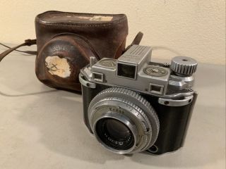 Vintage Antique Kodak Medalist Ii Camera With 100mm F3.  5 Ektar Lens & Case