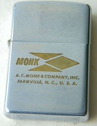 Zippo 1973 A.  C.  Monk & Company Inc Farmville Nc