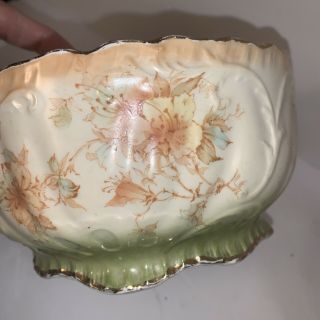 Vintage Maddock’s Lamberton Royal Porcelain Floral BOWL AND VASE 2