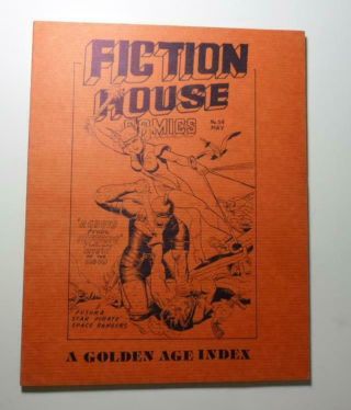 Fiction House Comics Index Fanzine 1978 Golden Age Planet Jumbo Illustrated