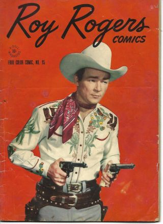 Roy Rogers Comics 95 Dell Four Color Comic 1945 Gd,  /vg -