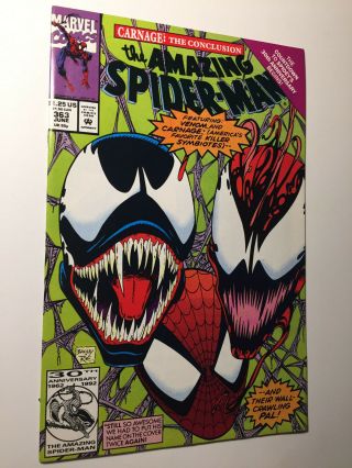 The Spider - Man 363 Nm (white Pages) Venom/carnage App C44
