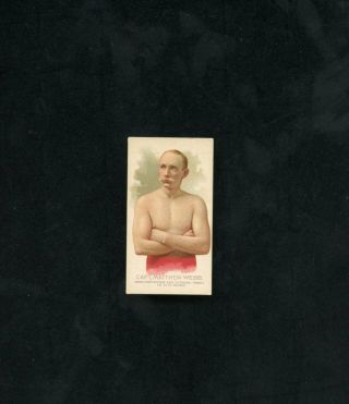 N29 1888 Allen & Ginters Athlete - Capt.  Matthew Webb,  Swimmer,  Ex/mt No Paper Loss