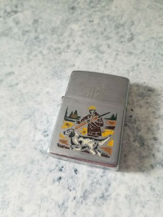 Zippo Lighter Town & Country 1977 Hunting