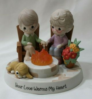 Precious Moments Your Love Warms My Heart Collectible,  Limited Edition,  No Box 2