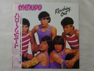 Menudo Reaching Out Rca Rpl - 8240 Japan Vinyl Lp Obi