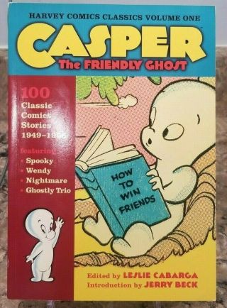 Harvey Comics Classics Volume 1 Casper The Friendly Ghost Tpb Cabarga Nm Unread