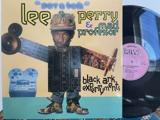 Lee Scratch Perry & Mad Professor Black Ark Experiments Lp Vg,  Roots Reggae
