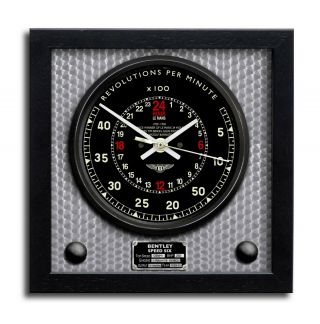 Bentley Speed 6 24 Hr Le Mans Classic Speedometer Wall Clock Handmade