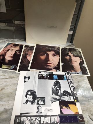 The Beatles,  White Album Lp,  Apple,  Swbo 101,  1968 Gatefold 2rec,  Pictures Poster