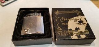 Vintage 1950s Canary Wind Up Musical Cigarette Lighter