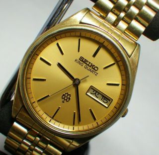 Vintage Seiko King Quartz Wristwatch 9923 - 7020 149c