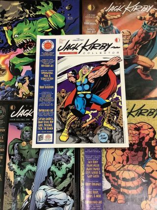 Jack Kirby Collector 19 22 23 24,  Vol 3 Tpb Comic Book Marvel Art Twomorrows