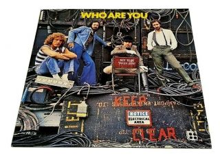 The Who " Who Are You " 1978 Oz 1st.  Press Near To Vinyl Lp