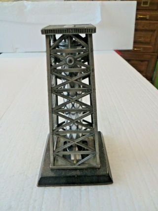 Silver Figural Oil Well Derrick Table Lighter Made By Shields