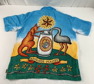 Vintage Mambo Reg Mombassa Loud Shirt Size M Advance Mambo Beer Tree Australia 3