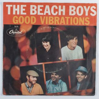 Rock 45 Beach Boys Good Vibrations Capitol Picture Sleeve