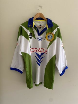 Vintage Canberra Act Raiders Jersey Nrl Oracle Mens Size Xxl