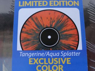 Rare Kiss Love Gun Tangerine & Aqua Splatter Vinyl Lp