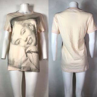 Rare Vtg Dolce & Gabbana Marilyn Monroe Print Tee Xs