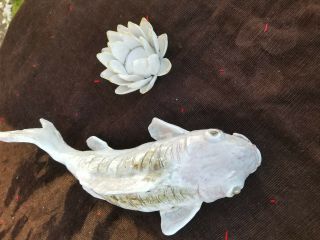 Ceramic Koi Fish - Handmade & Raku Fired Studio Pottery 3