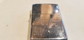 Zippo Cigarette Lighter 1994 " Winston Select " High Polish Chrome