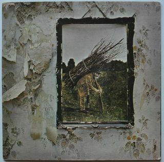 Led Zeppelin Iv Vinyl Lp Cover Vg,  Record Vg,