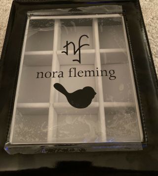 Nora Fleming Keepsake Minis Storage Box Holds 9 Items