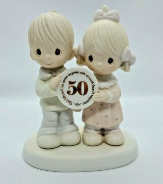 Jonathan & David Enesco Precious Moments 50th Anniversary Figurine