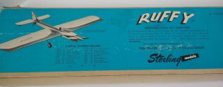 Vintage Sterling Models S - 15 Kit Ruffy 50 " Wingspan Control Line Model Kit