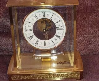 Seth Thomas Model No.  0792 - 000 by Talley Brass Battery Operated Mantel Clock 2