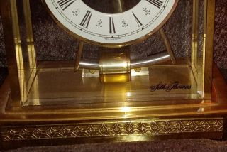 Seth Thomas Model No.  0792 - 000 by Talley Brass Battery Operated Mantel Clock 3