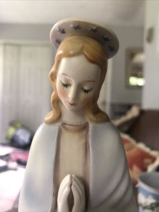 Goebel Hummel Praying Madonna Blessed Mother Virgin Mary Figurine Full B Vintage