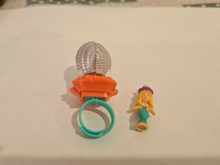 Vintage Polly Pocket 1994 Pretty Pearl Surprise Ring Complete