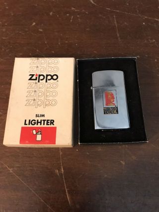Vintage Tecumseh Engines Zippo Lighter W/ Box Advertising