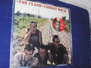 1982 " The Clash Combat Rock Vintage Vinyl Lp Punk Combat Rock