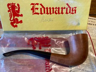 Vintage Edwards Algerian Briar Tobacco Pipe 375